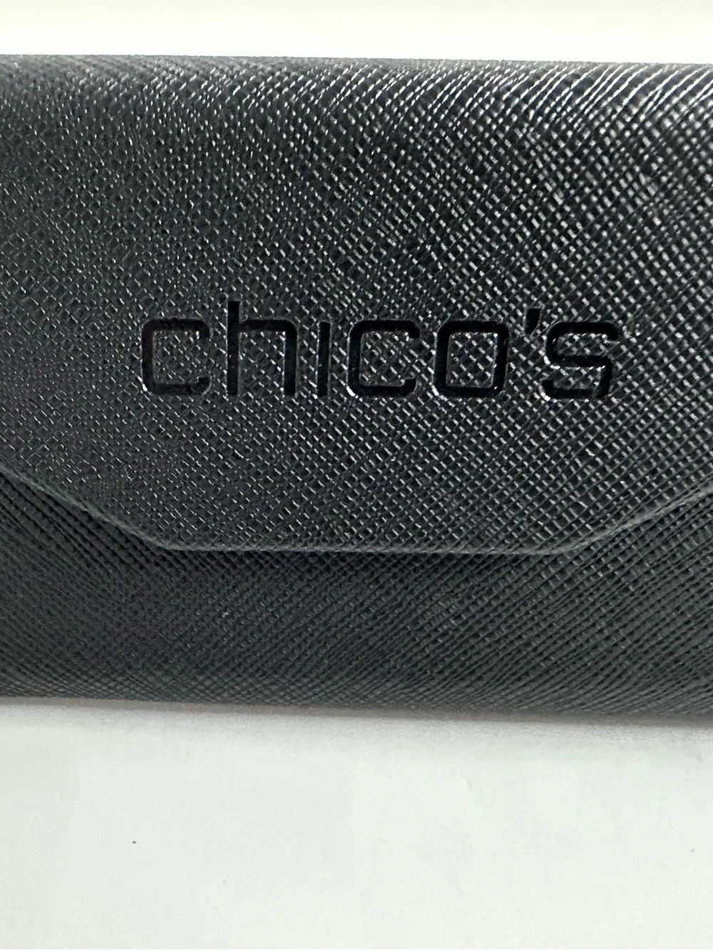 Chico’s Clear Reading Glasses with Gold Bridge with Case & Cloth